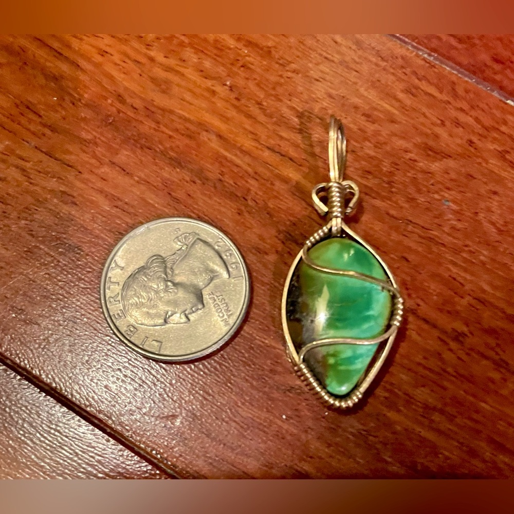 Turquoise necklace pendant
